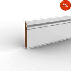 Плинтус напольный Cubu Hamburg Style черный, 2500x80x16 мм