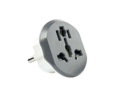 Переходник универсальный плоский с заземл. бел. 16А 250В UNIVersal 2229