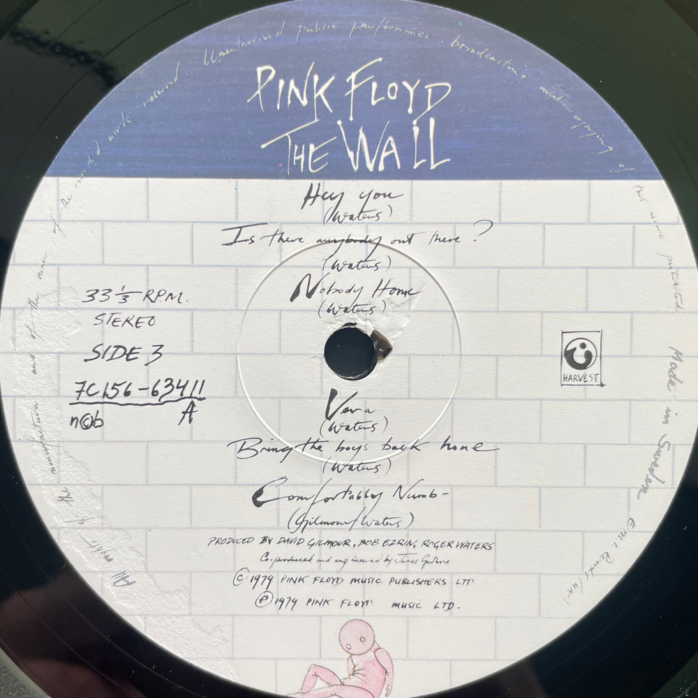 Pink Floyd - The Wall 2LP (Швеция 1979г.)