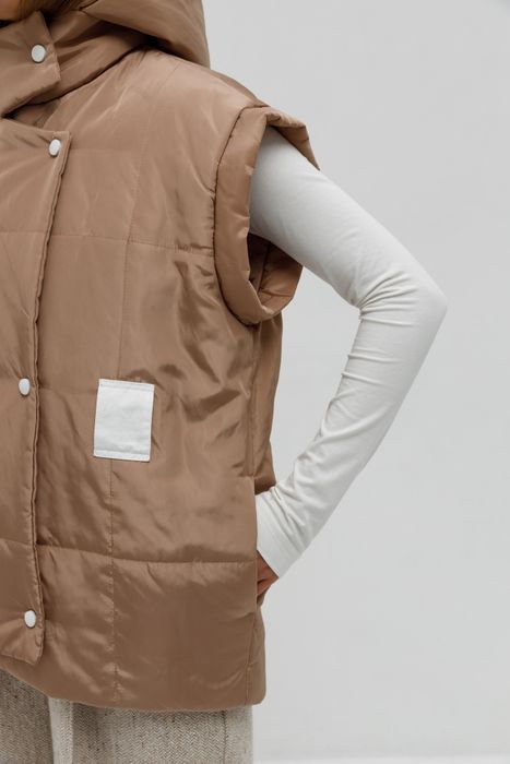 ЖИЛЕТ СТОК ШОКОЛАДНЫЙ