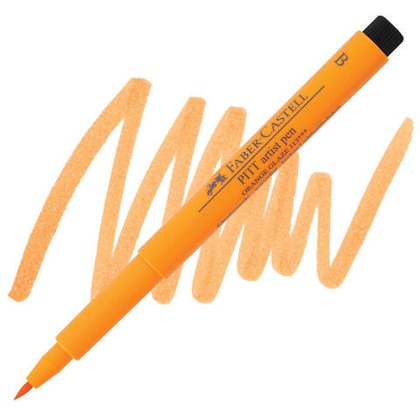 Faber-Castell Pitt Pen (B). 113 Orange Glaze