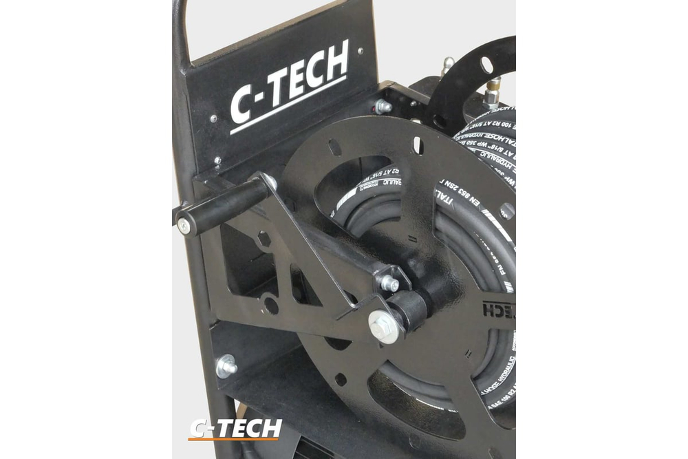 Аппарат для прочистки канализации C-TECH CM1520 комплект с барабаном, шланг 30м (1200 л/ч, 150 бар, 5.5 кВт)