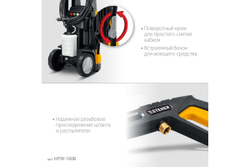 Мойка высокого давления STEHER 180 атм, 2200 Вт HPW-180B