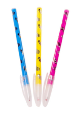 Ручка масляная 0,7 мм, синяя "Ананас"