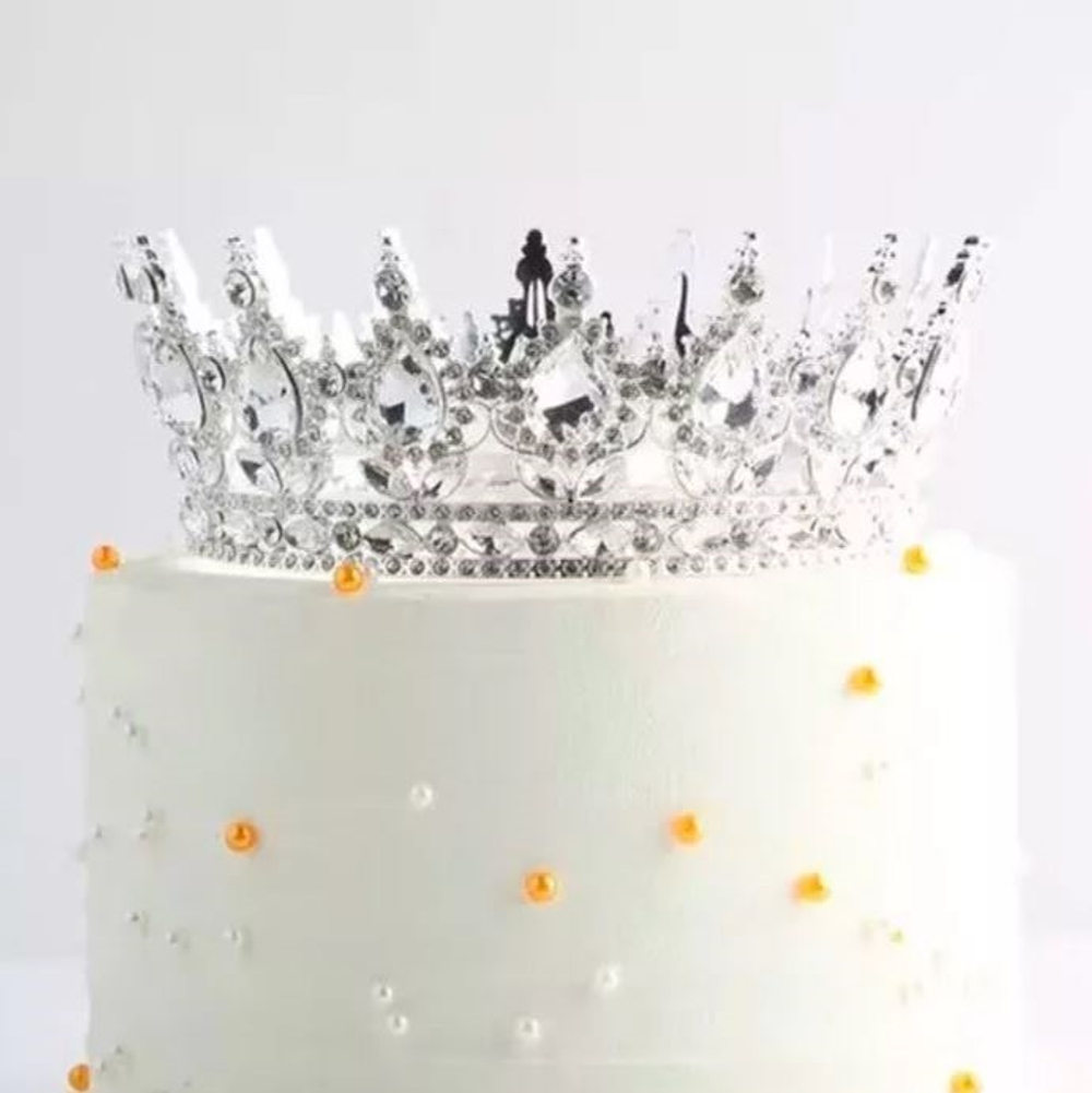 Декоративная Корона для бенто торта, d8,2 см h4,4 см