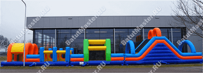 Надувная полоса препятствий "Летняя забава"