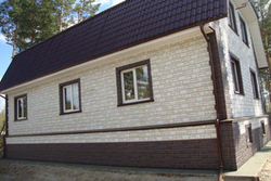 Фасадная панель Docke BURG Белый 946*445мм 0,42м2