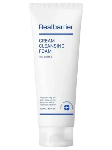 Real Barrier Кремовая очищающая пенка c керамидами Ceramide Moisture Cleansing Foam 220 мл