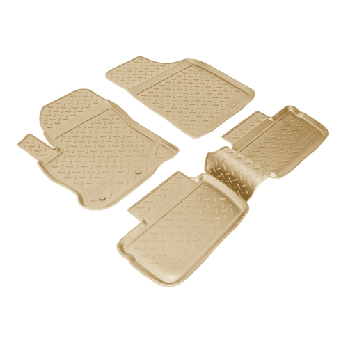 Ковры в салон Norplast/Unidec для Chery Indis (2011-)Полиуретан,Бежевый, арт.NPL-Po-11-20-B