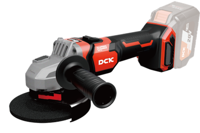 Шлифмашина аккумуляторная угловая бесщеточная DCK KDSM04-125 , 125мм, 18В, 9000 об/мин, без АКБ и З/У