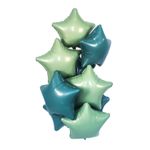 Шар (19''/48 см) Звезда, Олива, 1 шт.