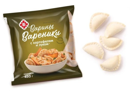 "Варварины вареники с картофелем и луком" 450г. Брест