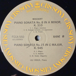 Моцарт - Сонаты №8, №11, №15 (Япония)