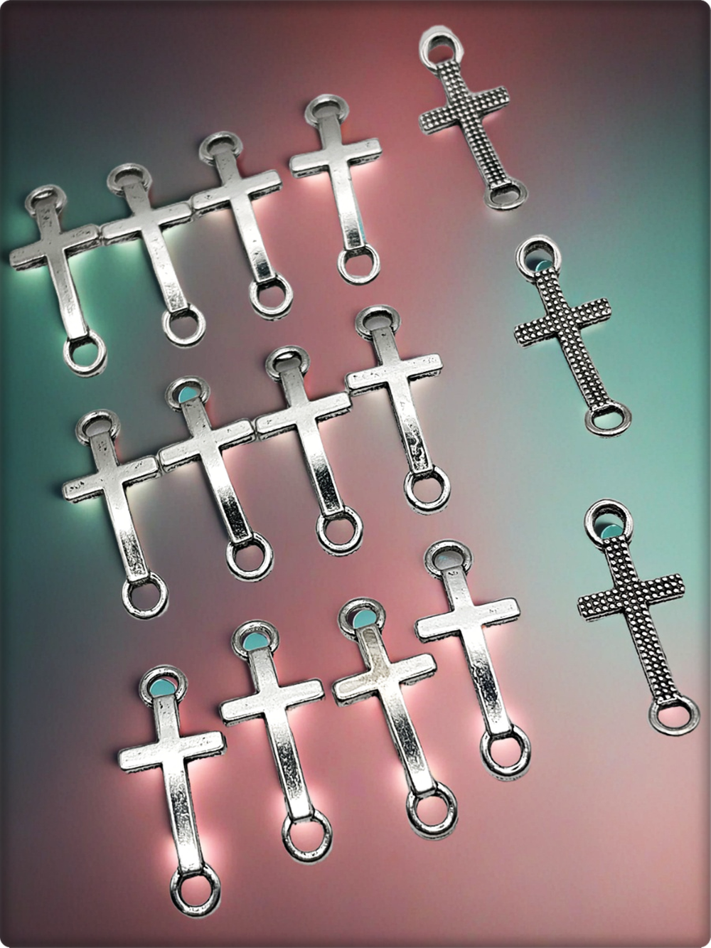 Коннекторы "Кресты" для создания украшений.