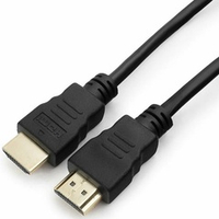 Кабель Brand HDMI/HDMI, 1.8 м, медь, экран, поддержка 4K, ver 1.4, черный