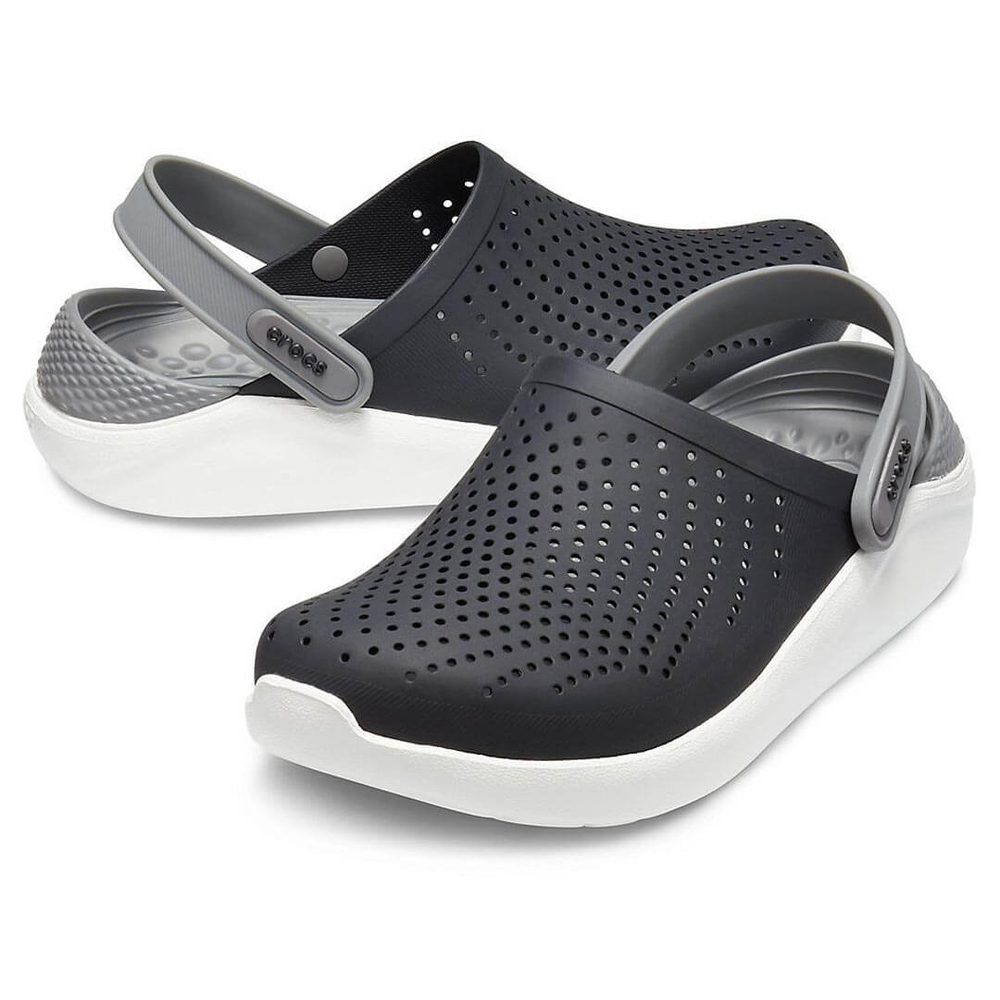 Сабо Crocs LiteRide Clog Black Smoke