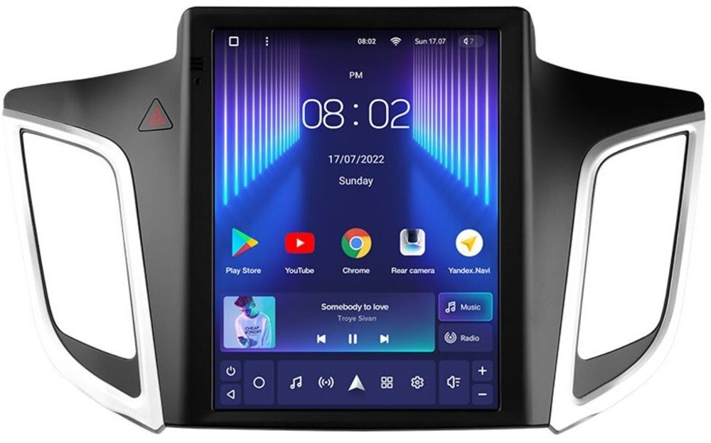 Магнитола для Hyundai Creta 1 2016-2021 - Teyes TPRO 2 экран 9.7" в стиле "Тесла" на Android 10, ТОП процессор, 4G SIM-слот