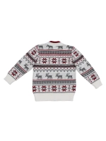 Кофта вязаная на молнии