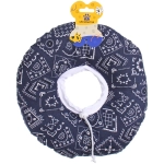 Воротник ветеринарный на кулиске «ЛЮБИМЫЙ БРО», классика, р M, окружность шеи 17-27см (лейбл)