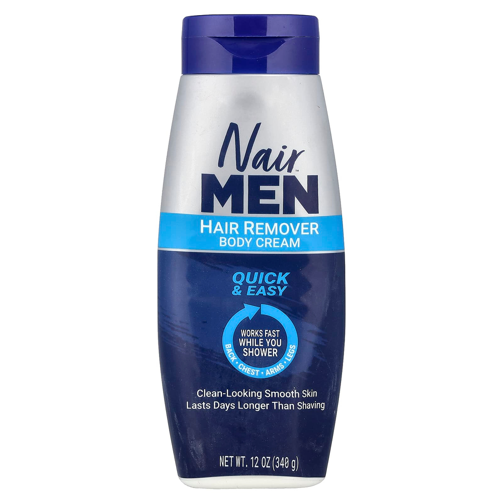 Nair, крем для тела для депиляции для мужчин, 340 г (12 унций)