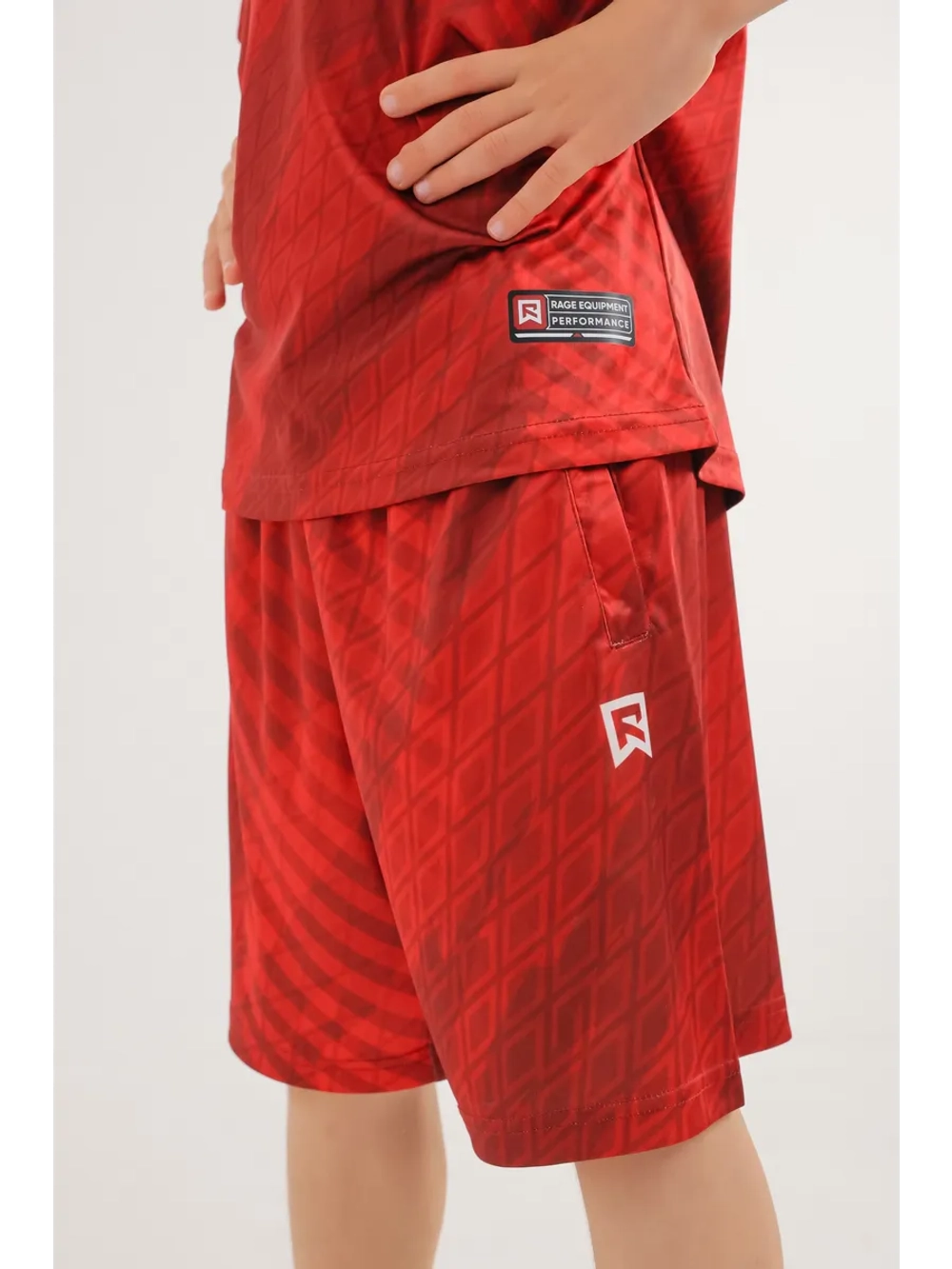 Детский спортивный костюм шорты и футболка для тренировок