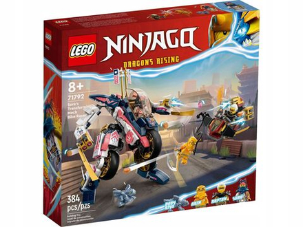 Конструктор LEGO Ninjago Робот Соры, трансформирующийся в гоночный мотоцикл 71792