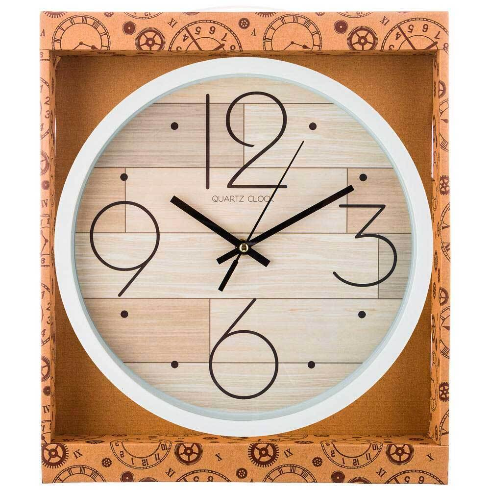 Часы настенные "Marble" 31см, цвет черный, 220-387