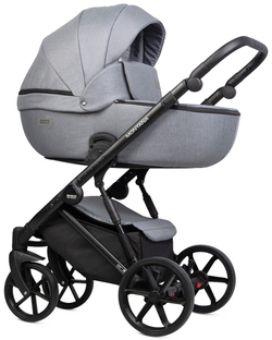 Детская коляска Riko Basic Montana 3 в 1 52 Grey (серый)