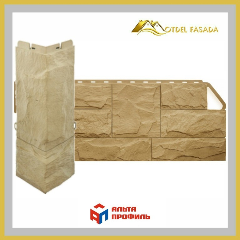 Угол наружный Альта-Профиль Гранит Уральский 470мм