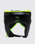 Боксёрский шлем Fly OPEN FACE X HEADGUARD Black/Neon