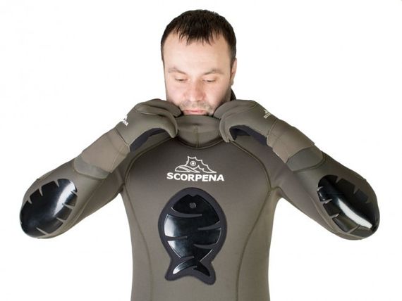 Гидрокостюм Scorpena B3 - 5 мм Зеленый