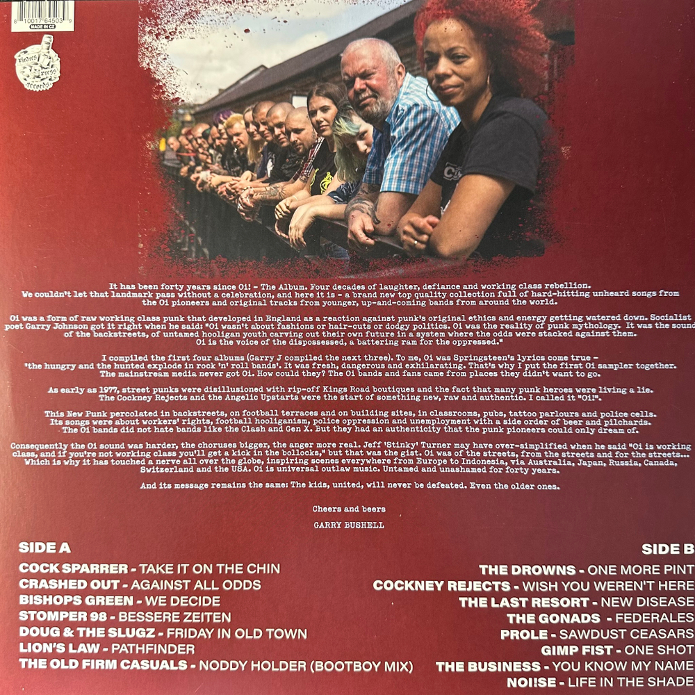 Сборник Oi 40 Years Untamed (США 2020г.) Colored