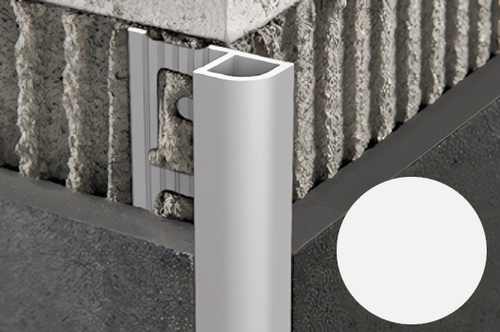 Алюминиевый внешний профиль для углов белый RD