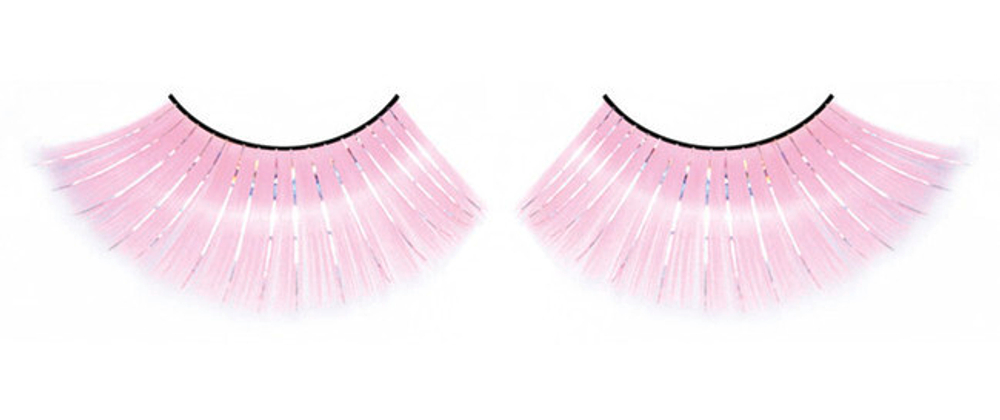Ресницы розовые длинные (Цвет: розовый)