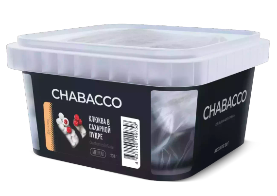 Chabacco Medium - Cranberries in powdered sugar / Клюква в сахарной пудре (200г)