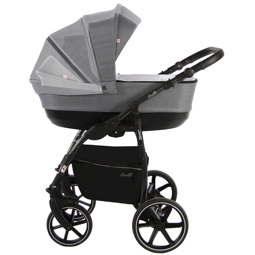 Детская коляска 3 в 1 Sevillababy Jamie серый