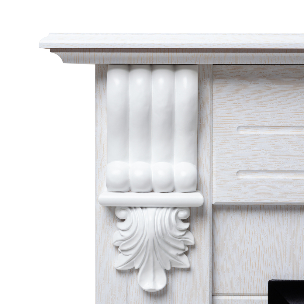 Каминокомплект Real Flame Ottawa WT с очагом Fobos Lux Black RC