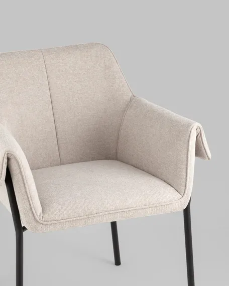 Стул-кресло Luras бежевая рогожка