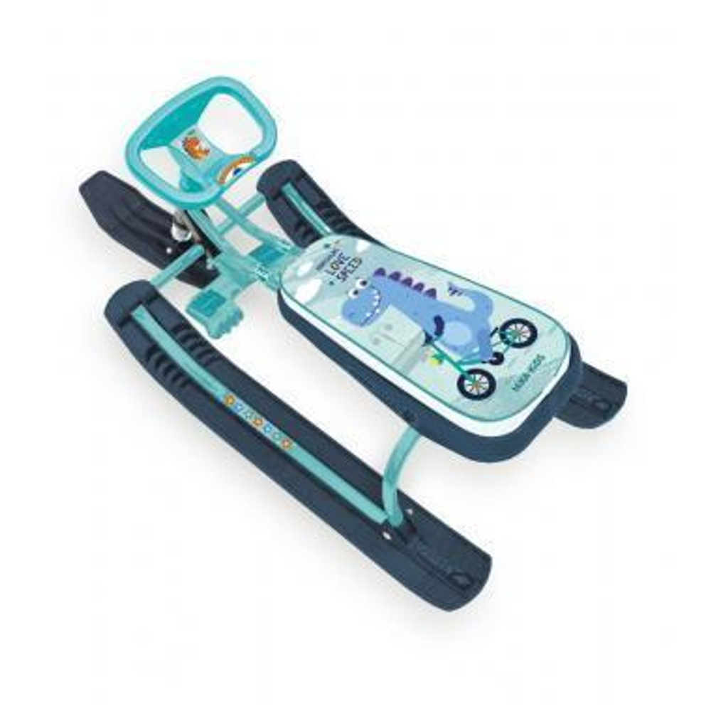 Снегокат "Тимка спорт 1+" с динозавром