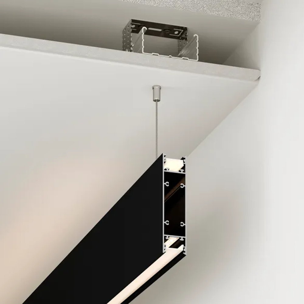 Профиль SL-LINE-25100-DUAL-2500 WHITE (Arlight, Алюминий) 043112