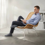 Кресло-FRYKSÅS IKEA /ФРИКСОС ИКЕА, ротанг