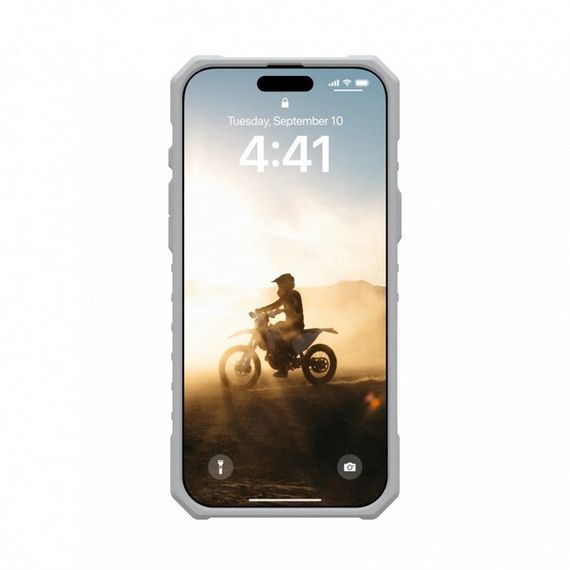 Чехол + ремешок UAG Pathfinder для iPhone 16 Pro Max неон (Active Neon Lanyard) 1144651BV01