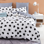 Комплект постельного белья Делюкс Сатин 100% хлопок на резинке LR362