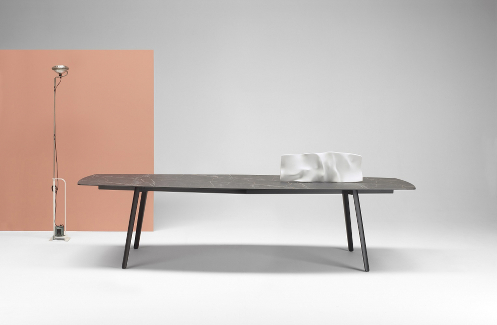 Стол ламинированный Scab Design Squid, черный, черный мрамор Сахара