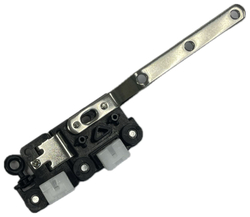 Каретка с удлинителем для прямого карниза, чёрная