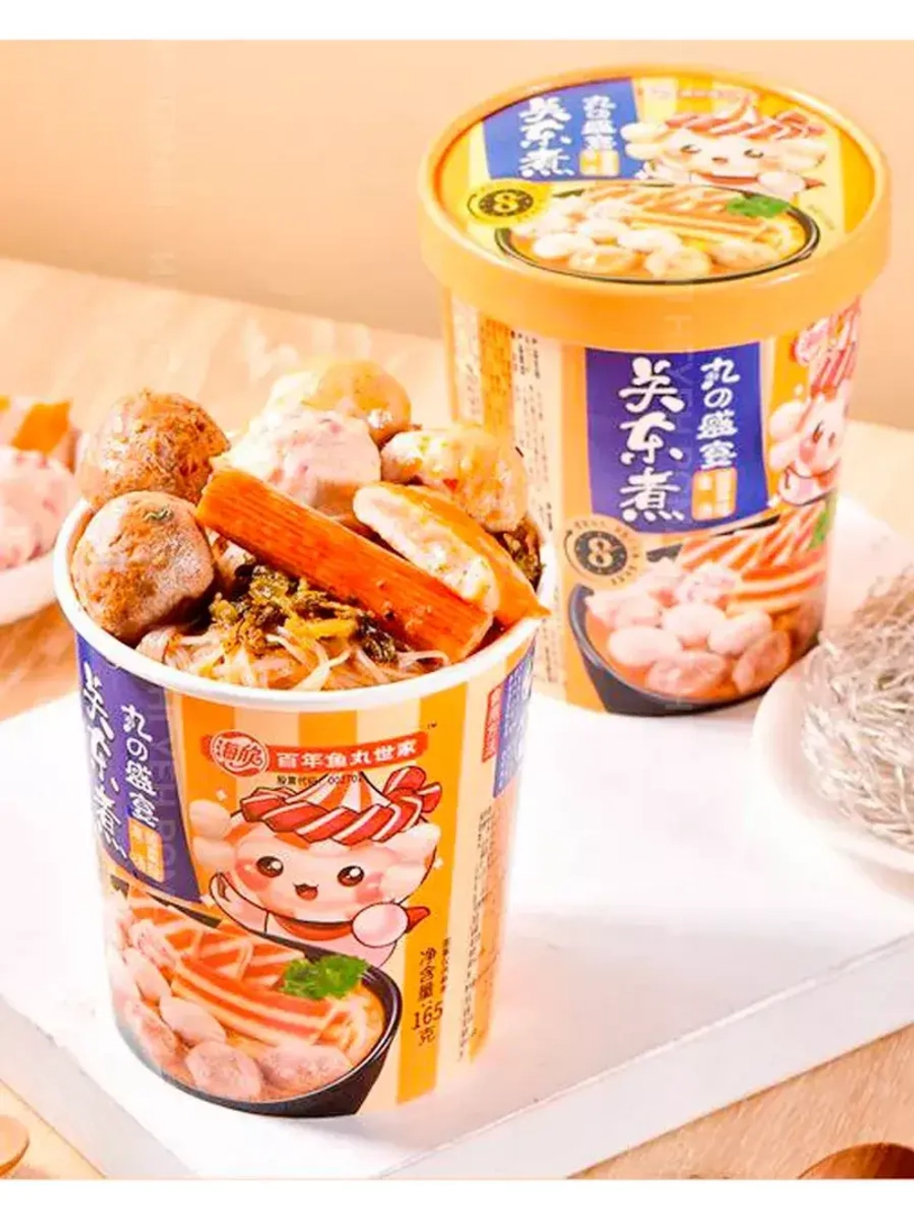 Фунчоза с рыбными шариками в кисло-остром соусе 153 г