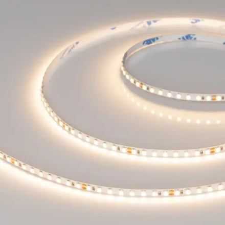 Светодиодная лента RT-A160-5mm 24V Warm2700 (9.6 W/m, IP20, 2835, 5m) (Arlight, Открытый) 037803