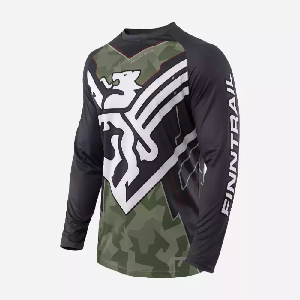 ДЖЕРСИ FINNTRAIL JERSEY CAMOSHADOWGREEN