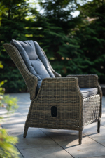 Регулируемое кресло из искусственного ротанга Besta Fiesta ВЕРОНА, коричневый