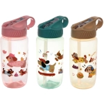 Бутылка питьевая пластиковая 580мл «Песики», микс цветов